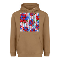 Toasted Coconut patriotic roses Heavyweight Hoodie - BundleAndBundleShop