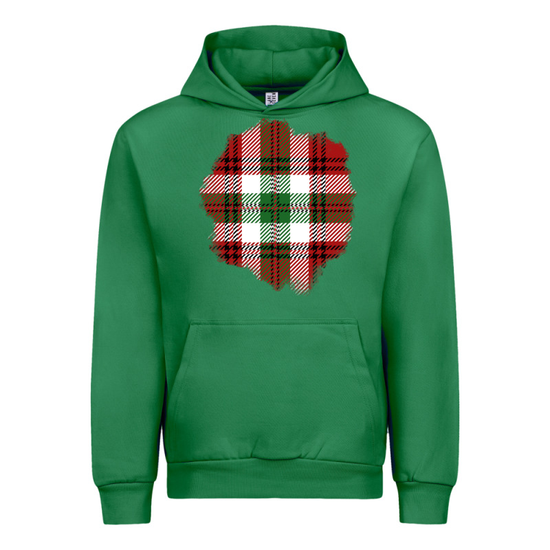 Christmas Tartan Patch Urban Hoodie by BundleAndBundleShop | Teevron