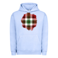 Pigment Grape Ice Christmas Tartan Patch Urban Hoodie - BundleAndBundleShop