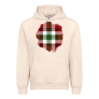 Sandshell Christmas Tartan Patch Urban Hoodie - BundleAndBundleShop