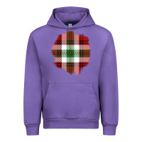 Tulip Christmas Tartan Patch Urban Hoodie - BundleAndBundleShop
