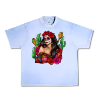 Grape Ice mexico girl Urban Heavy Tee - Zillion Design Studio