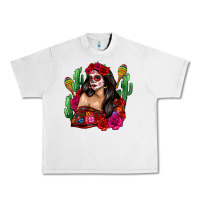 Lunar Rock mexico girl Urban Heavy Tee - Zillion Design Studio