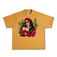 Peanut Butter mexico girl Urban Heavy Tee - Zillion Design Studio