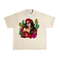 Sandshell mexico girl Urban Heavy Tee - Zillion Design Studio