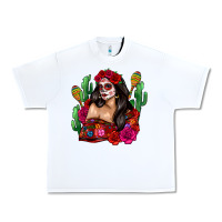 White mexico girl Urban Heavy Tee - Zillion Design Studio