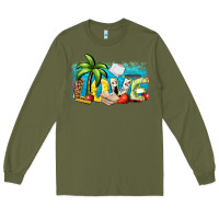 Army Green love summer teacher Long Sleeve Tee - Zillion Design Studio