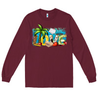 Burgundy love summer teacher Long Sleeve Tee - Zillion Design Studio