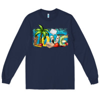 Navy love summer teacher Long Sleeve Tee - Zillion Design Studio