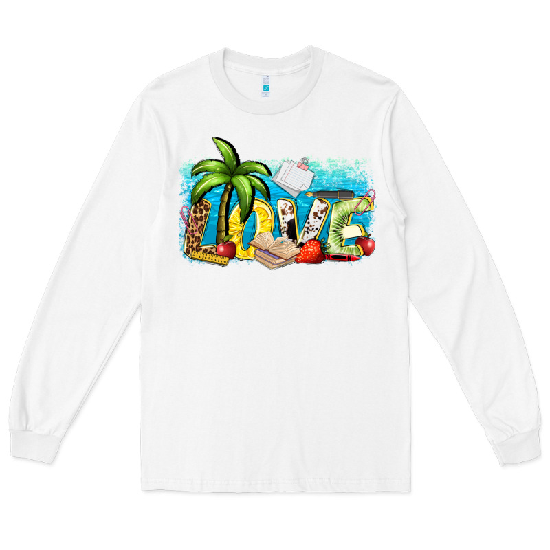 Love Summer Teacher Long Sleeve Tee by Zillion Design Studio | Teevron