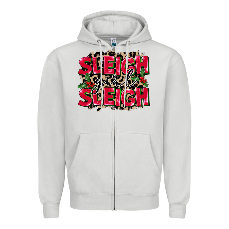 Sleigh Girl Sleigh Zipper Hoodie by FaDigitalArtStudio | Teevron