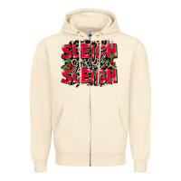 Sandshell Sleigh Girl Sleigh Zipper Hoodie - FaDigitalArtStudio