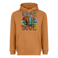 Meerkat hippie soul with caravan and flowers Heavyweight Hoodie - Artiststas