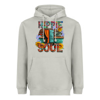 Moon Dust hippie soul with caravan and flowers Heavyweight Hoodie - Artiststas