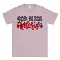 Lilac God bless America Classic Tee - Neo Western