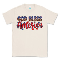 Natural God bless America Classic Tee - Neo Western