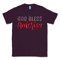 Plum God bless America Classic Tee - Neo Western