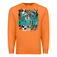 Carrot born  raised country Premium Sweatshirt - NancyCooperArtShop
