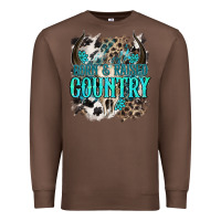 Chestnut born  raised country Premium Sweatshirt - NancyCooperArtShop