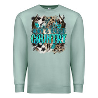 Seafoam born  raised country Premium Sweatshirt - NancyCooperArtShop