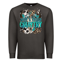 Smoke born  raised country Premium Sweatshirt - NancyCooperArtShop