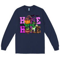 Navy halloween home sweet home Long Sleeve Tee - AdoDesignShop