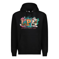 Black lpn licensed practical nurse western Premium Hoodie - NancyCooperArtShop