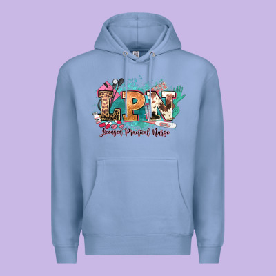 Lpn Licensed Practical Nurse Western Premium Hoodie Designed By Nancycooperartshop