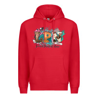 Red lpn licensed practical nurse western Premium Hoodie - NancyCooperArtShop