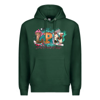 Sports Green lpn licensed practical nurse western Premium Hoodie - NancyCooperArtShop