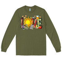 Army Green love summer nurse Long Sleeve Tee - Zillion Design Studio