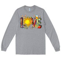 Heather Grey love summer nurse Long Sleeve Tee - Zillion Design Studio