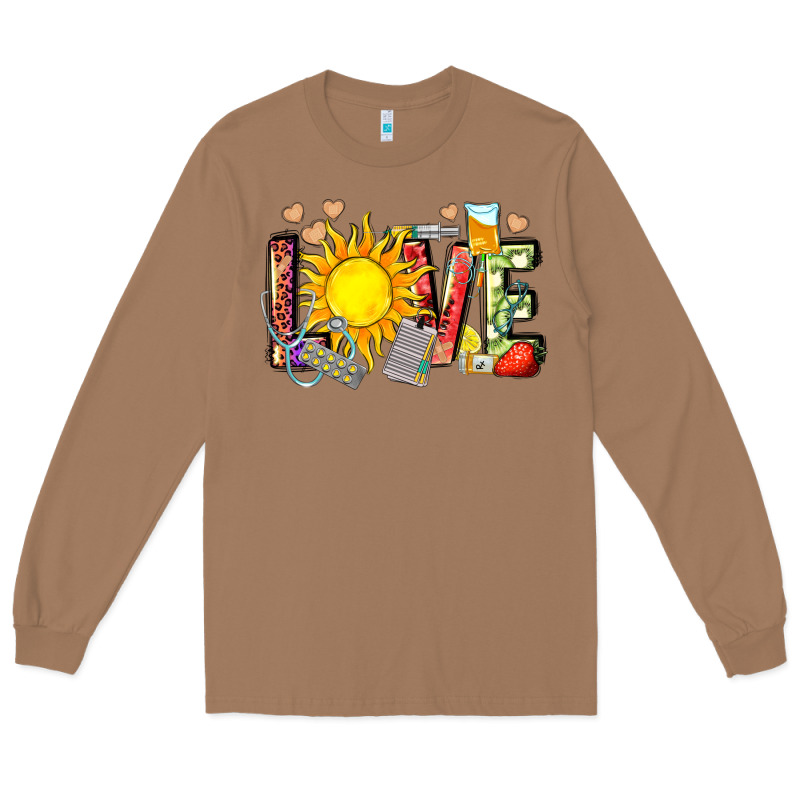 Love Summer Nurse Long Sleeve Tee by Zillion Design Studio | Teevron