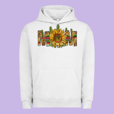 Western Mom With Sunflower Urban Hoodie Designed By Bundleandbundleshop