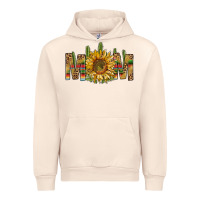 Sandshell Western Mom With Sunflower Urban Hoodie - BundleAndBundleShop