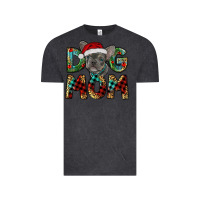 Vintage Black Christmas French Bulldog Mom Vintage Tee - RanaPortraitStore