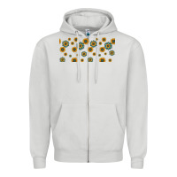 Sunflowers And Turquoise 16oz Libbey Glass Zipper Hoodie | Teevron