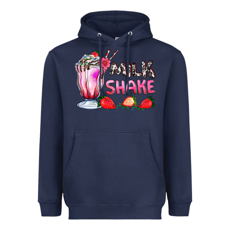 Milkshake With Strawberry Heavyweight Hoodie by AdoDesignShop | Teevron