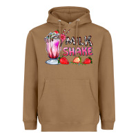 Toasted Coconut milkshake with strawberry Heavyweight Hoodie - AdoDesignShop