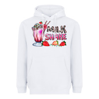 White milkshake with strawberry Heavyweight Hoodie - AdoDesignShop