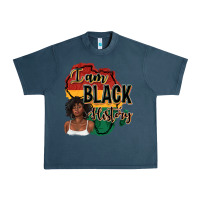Midnight Navy i am black history Urban Heavy Tee - texasbilliewilder