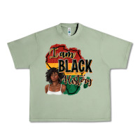 Oil Green i am black history Urban Heavy Tee - texasbilliewilder