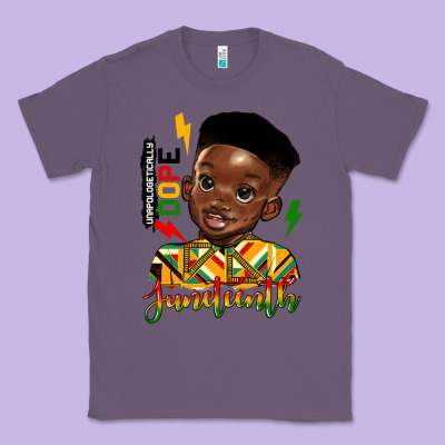 Juneteenth Black Boy Classic Tee Designed By Hra Design Shop