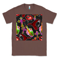 Chestnut halloween bad witch seamless pattern Classic Tee - BundleAndBundleShop