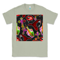 Matcha halloween bad witch seamless pattern Classic Tee - BundleAndBundleShop