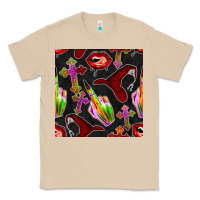 Mushroom halloween bad witch seamless pattern Classic Tee - BundleAndBundleShop