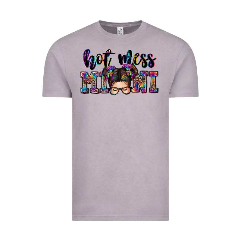 Mess Mini Messy Bun Vintage Tee by Zillion Design Studio | Teevron