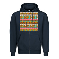 Navy school teacher seamless pattern Zipper Hoodie - HRA Design Shop
