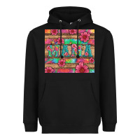 Black mama with tie dye and flowers Heavyweight Hoodie - Artiststas