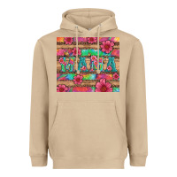 Mushroom mama with tie dye and flowers Heavyweight Hoodie - Artiststas